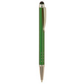 Ball Point Pen/Stylus - Gloss Green - Black Ink